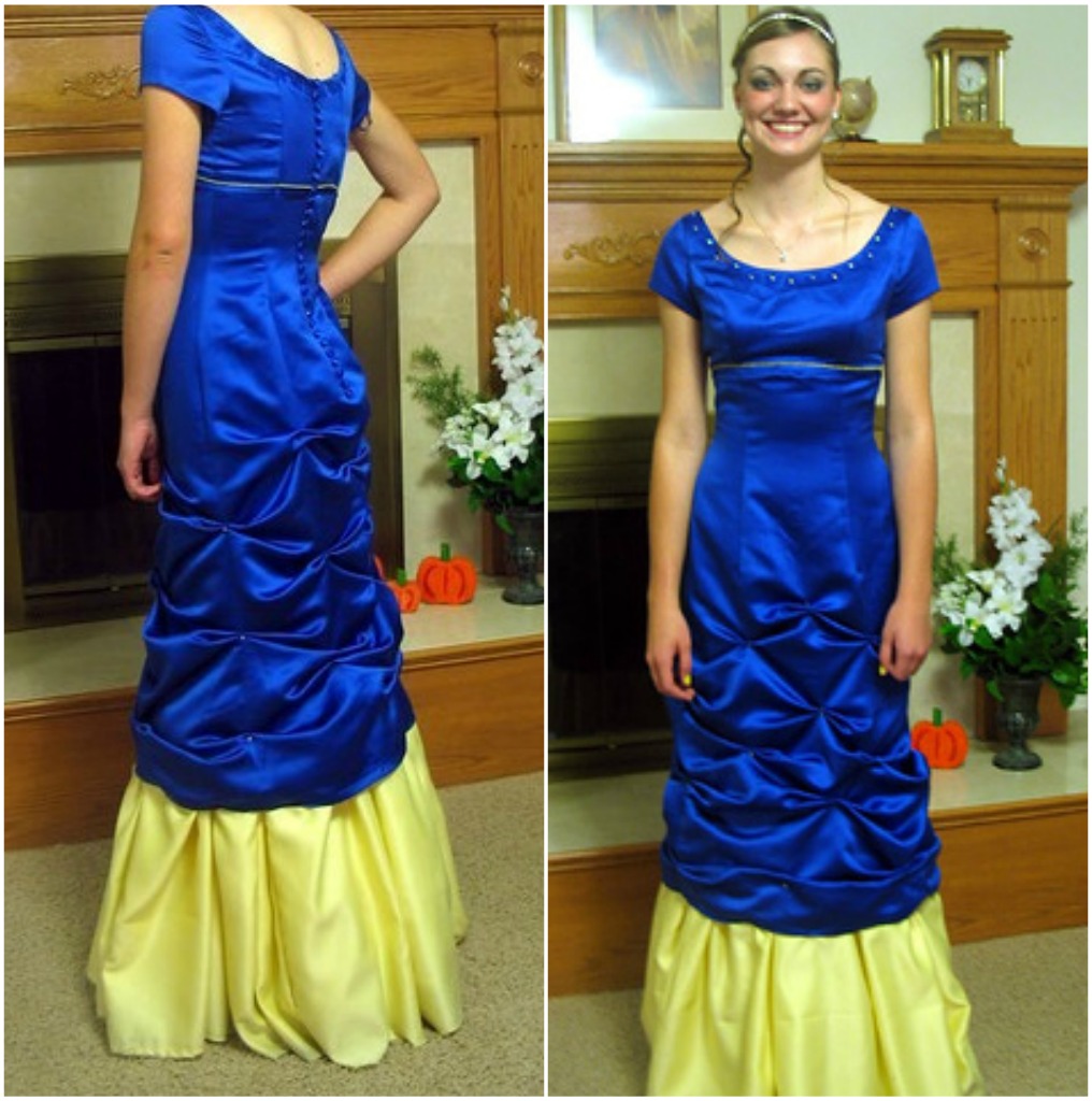 Refashioned Prom Dress: Snow White or Belle • Heather Handmade