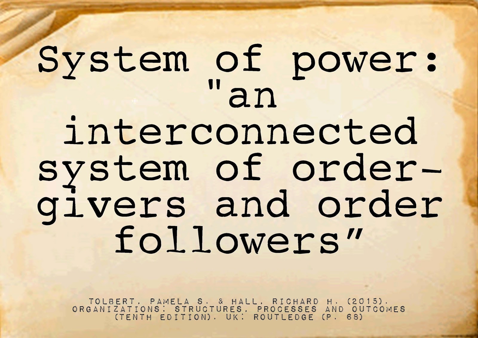 Sam Young What'd'ya know about Systems of Power?