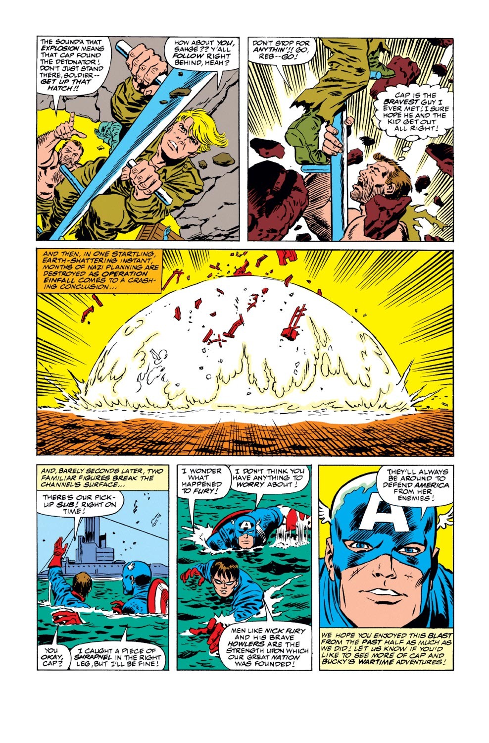 Read online Captain America (1968) comic -  Issue #383 - 36