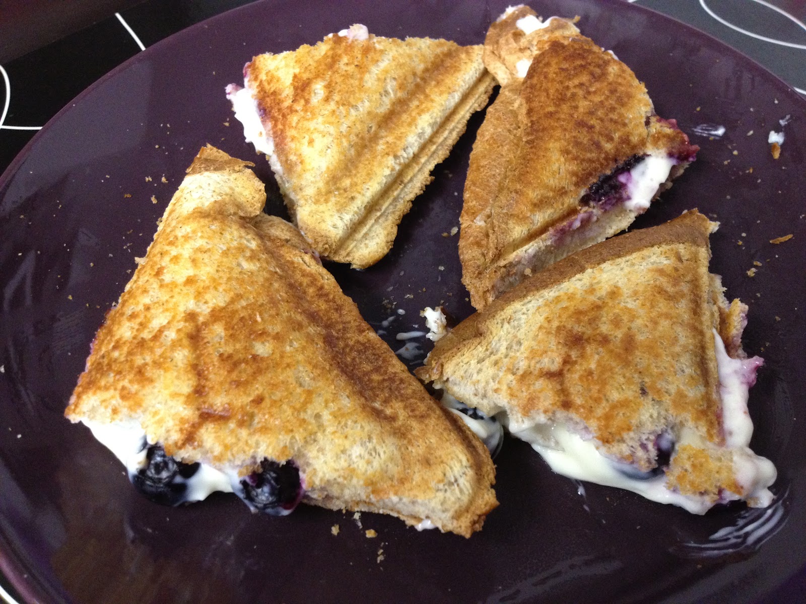 Blueberry French Toast Sandwich Yummy