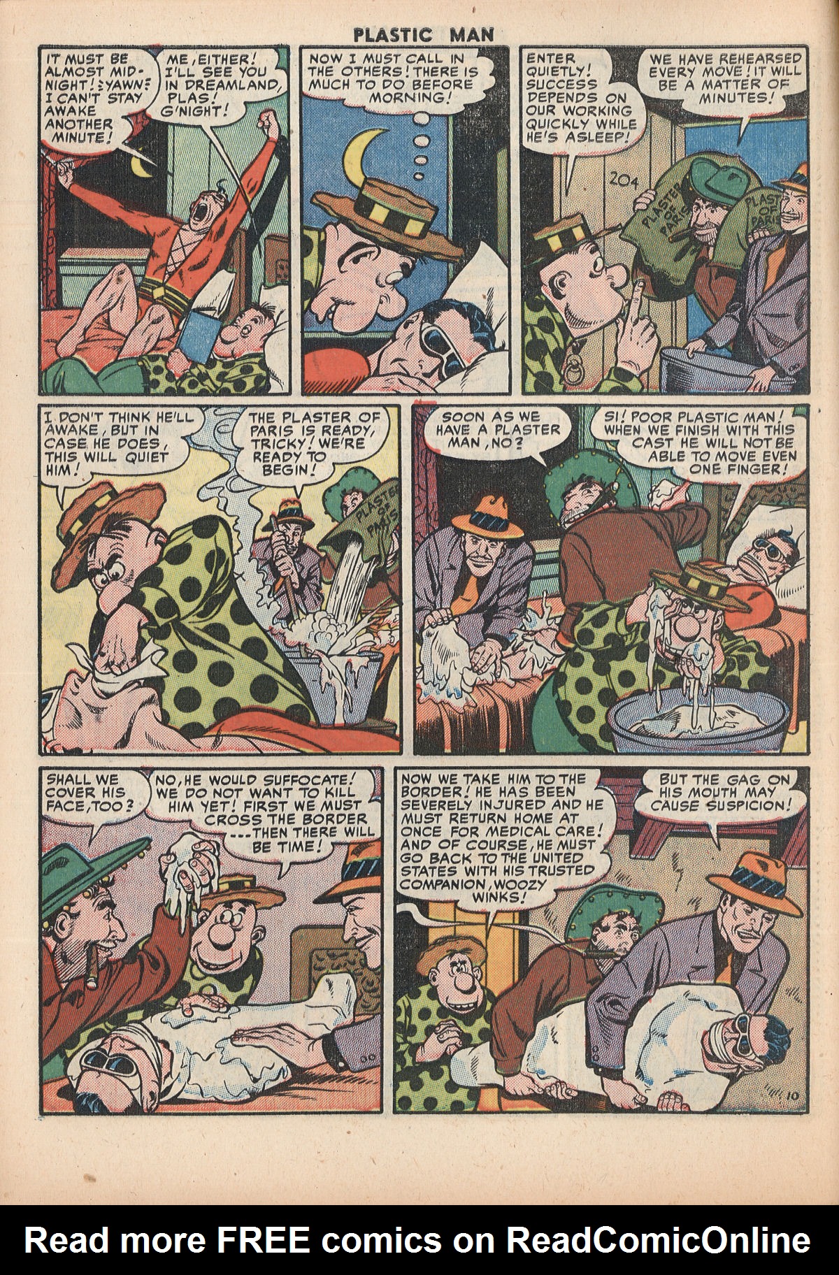 Read online Plastic Man (1943) comic -  Issue #29 - 12