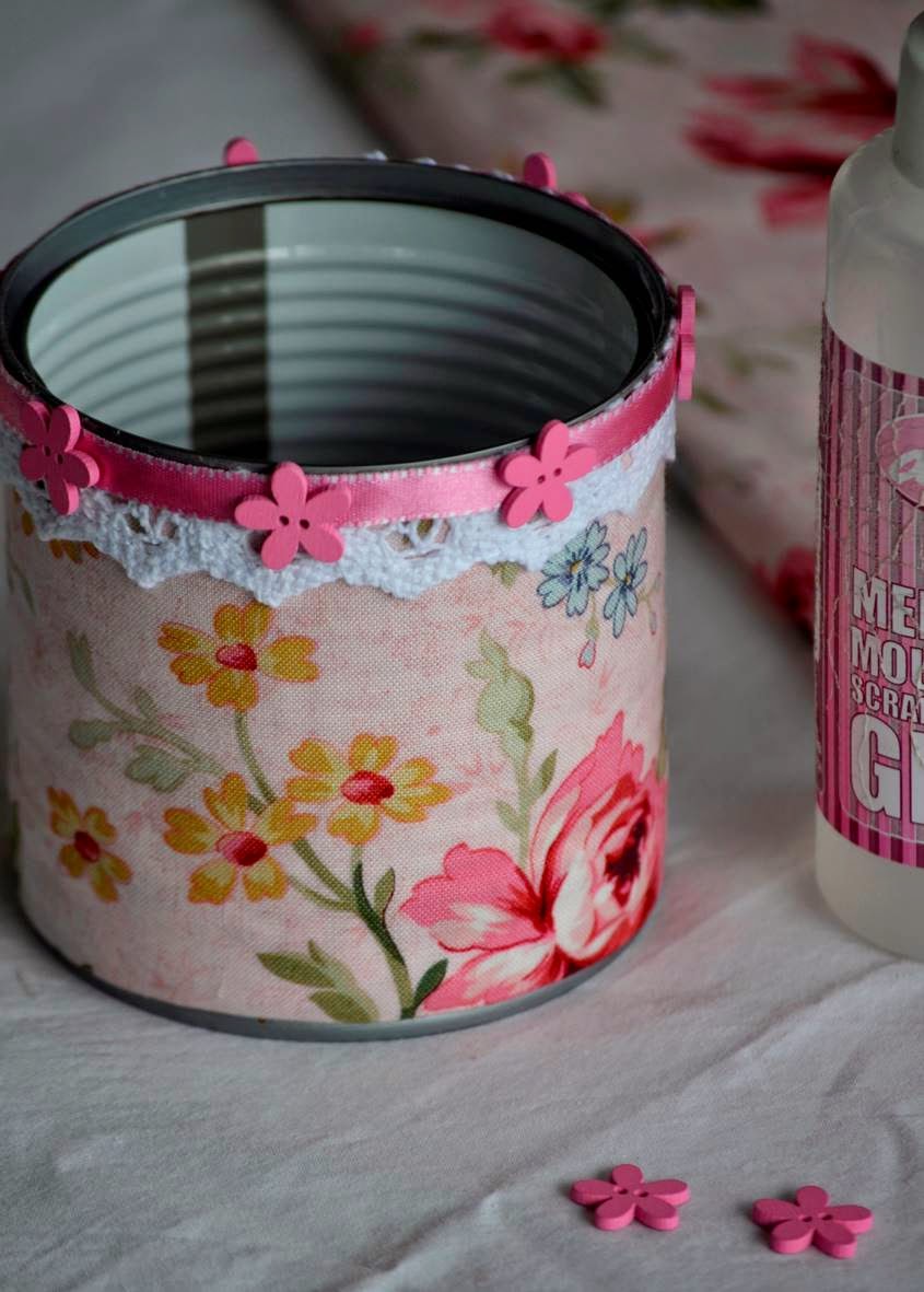 Beautiful Girlhood How to Make Pretty Fabric Covered Tins
