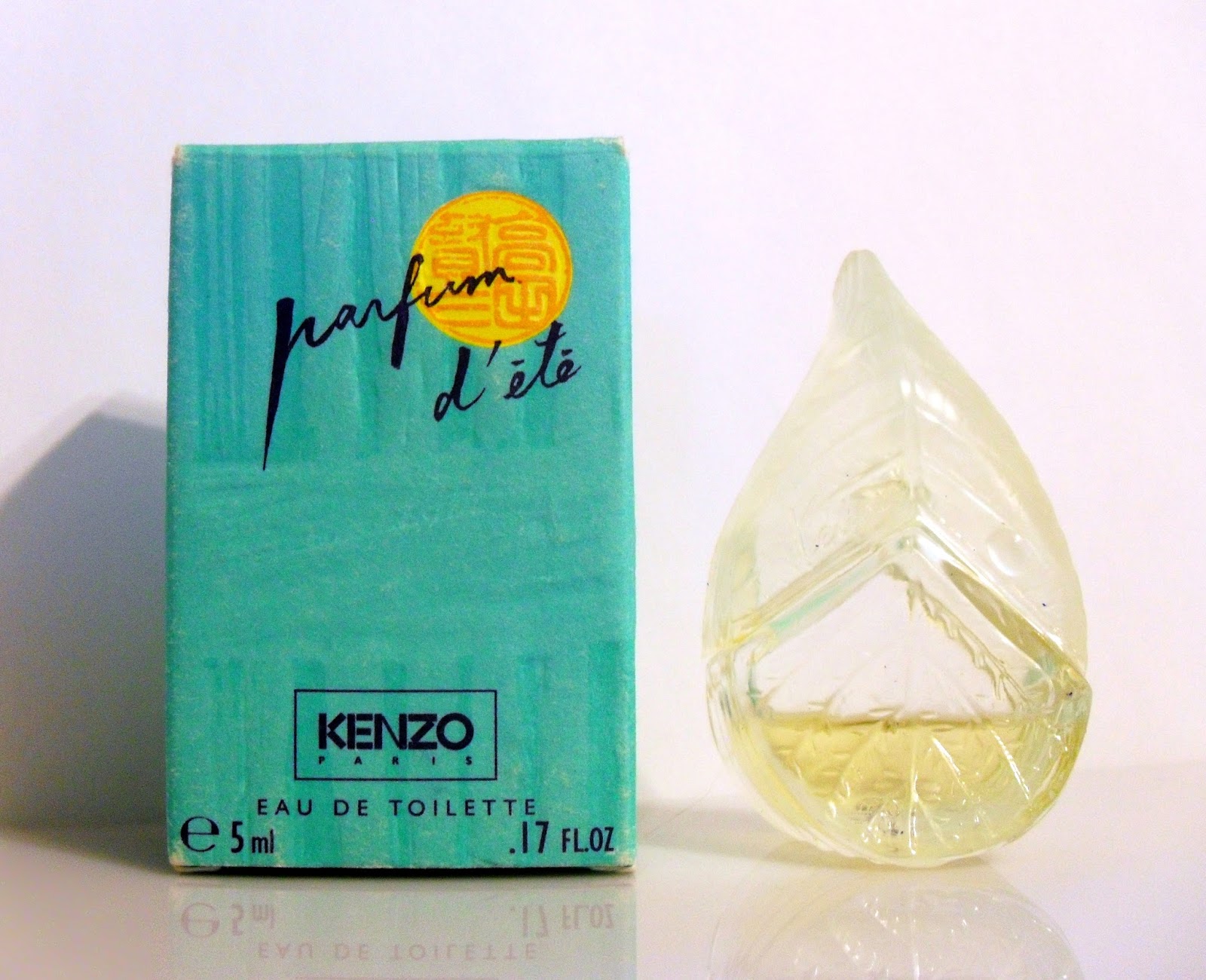 kenzo perfume leaf shaped bottle