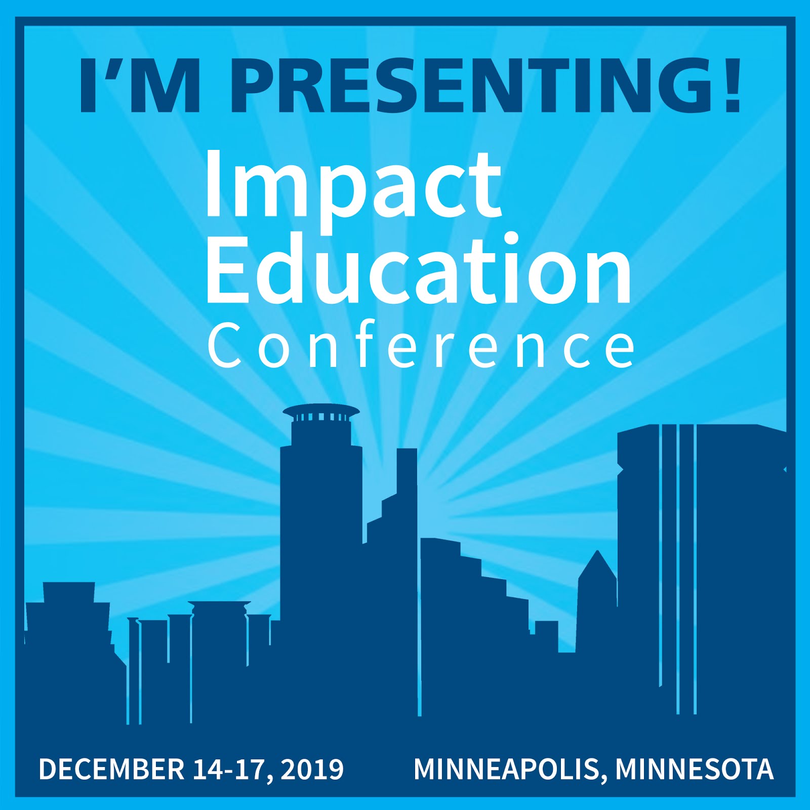 Impact Education 2019 Presenter