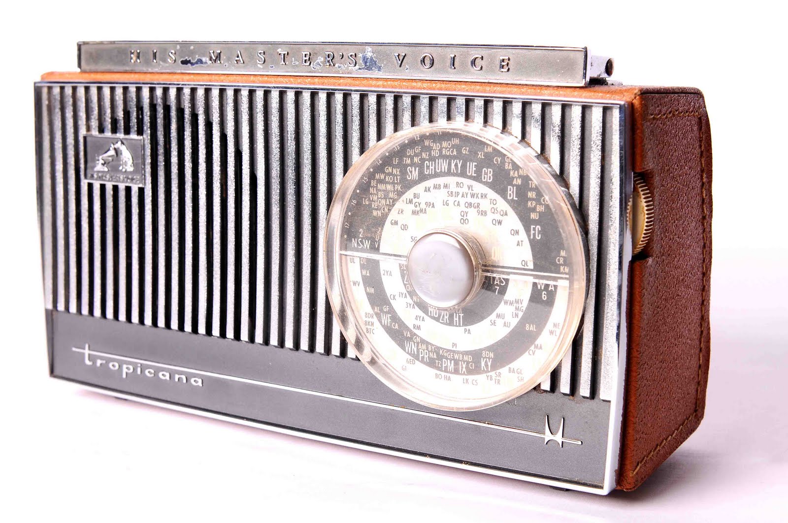 Old Vintage Gallery Radio Transistor "His Master's Voice" Tropicana