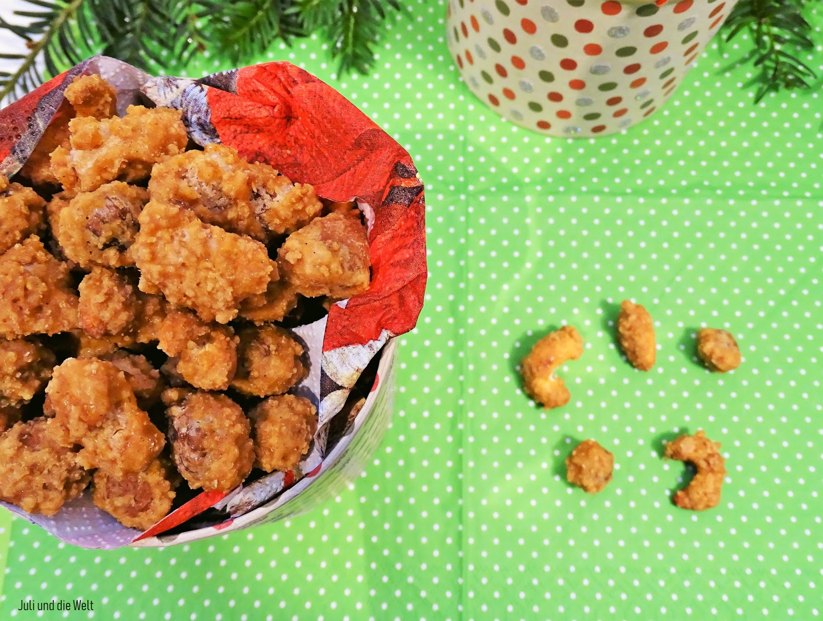 Gebrannte Nüsse mit Zimt, Tonkabohne und Ingwer {Geschenke aus der Küche}