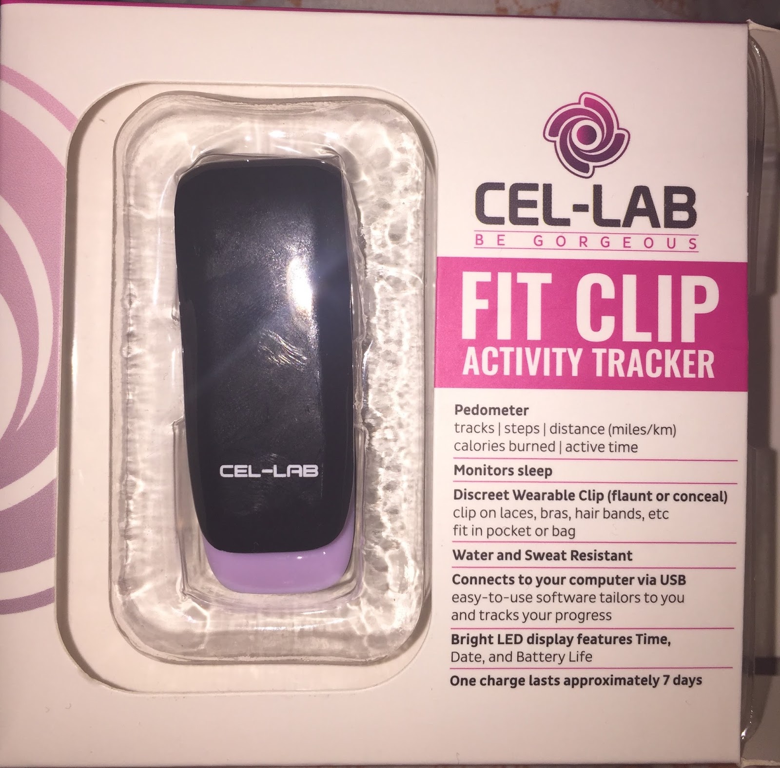 CELLAB CLIP Activity Tracker