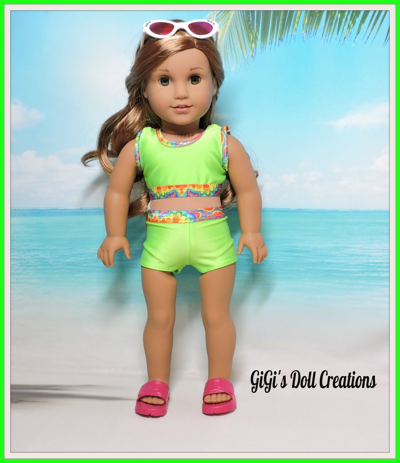 GiGi's Doll and Craft Creations American Girl Doll 2016 Swimsuit