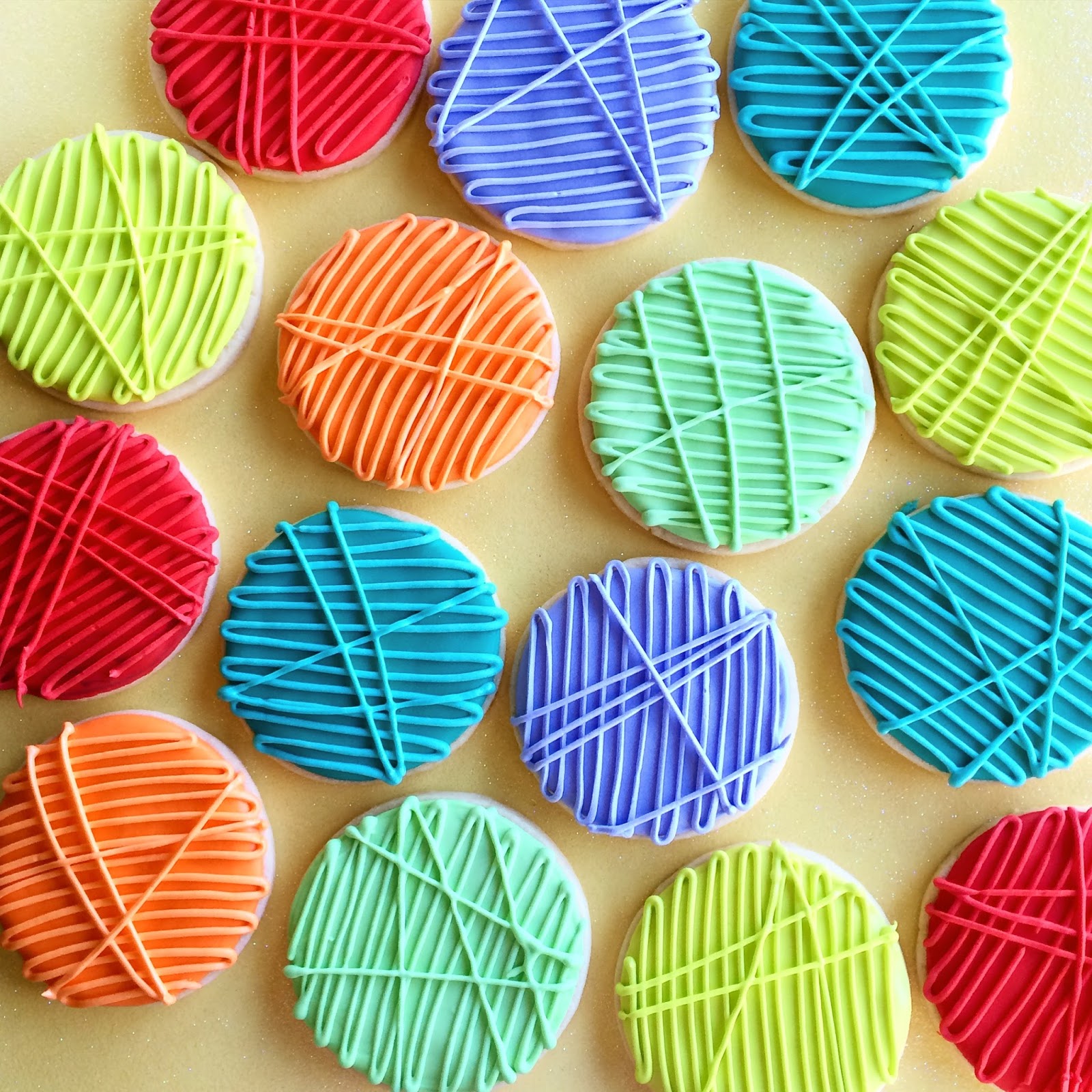 SNAP for Boye Yarn Sweet Jenny Belle easy sugar cookie decorating