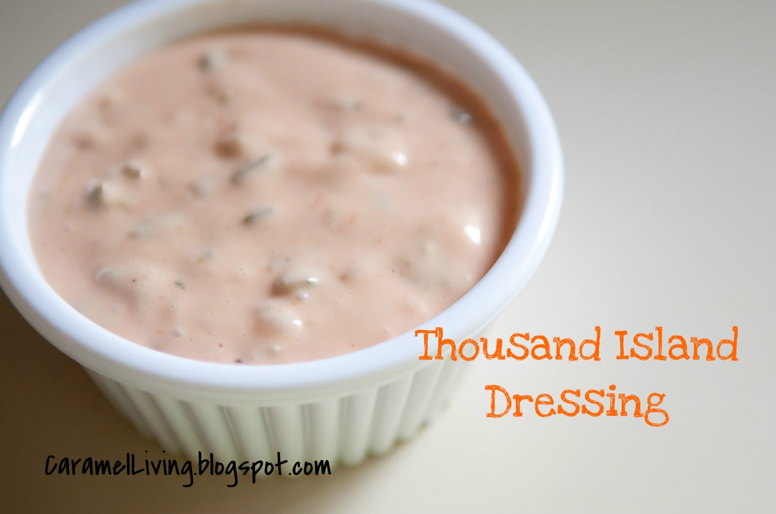 Caramel Living Thousand Island Burger