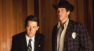 Cooper y Truman en un fotograma de "Twin Peaks" (1990)
