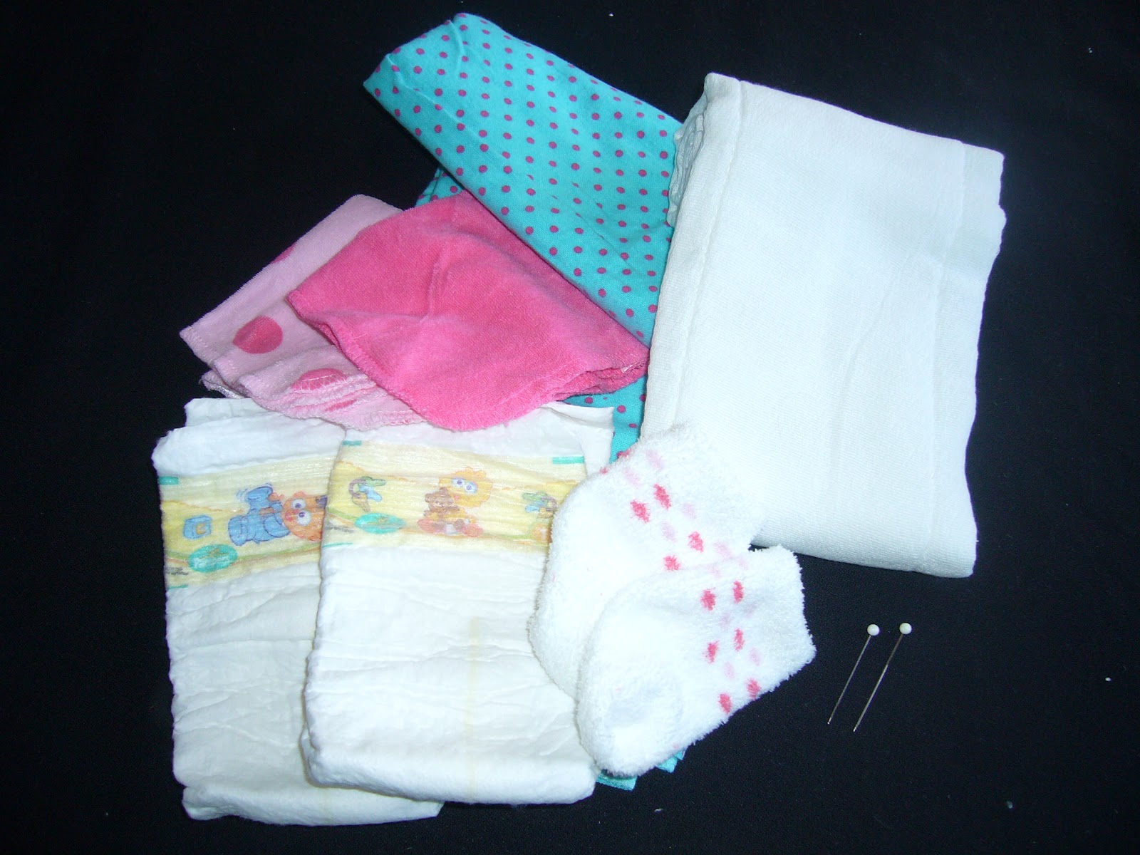 Little Tiny Fingers and Little Tiny Toes Tutorial Sleeping Diaper Babies