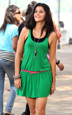 Taapsee in short green dress sext and hot