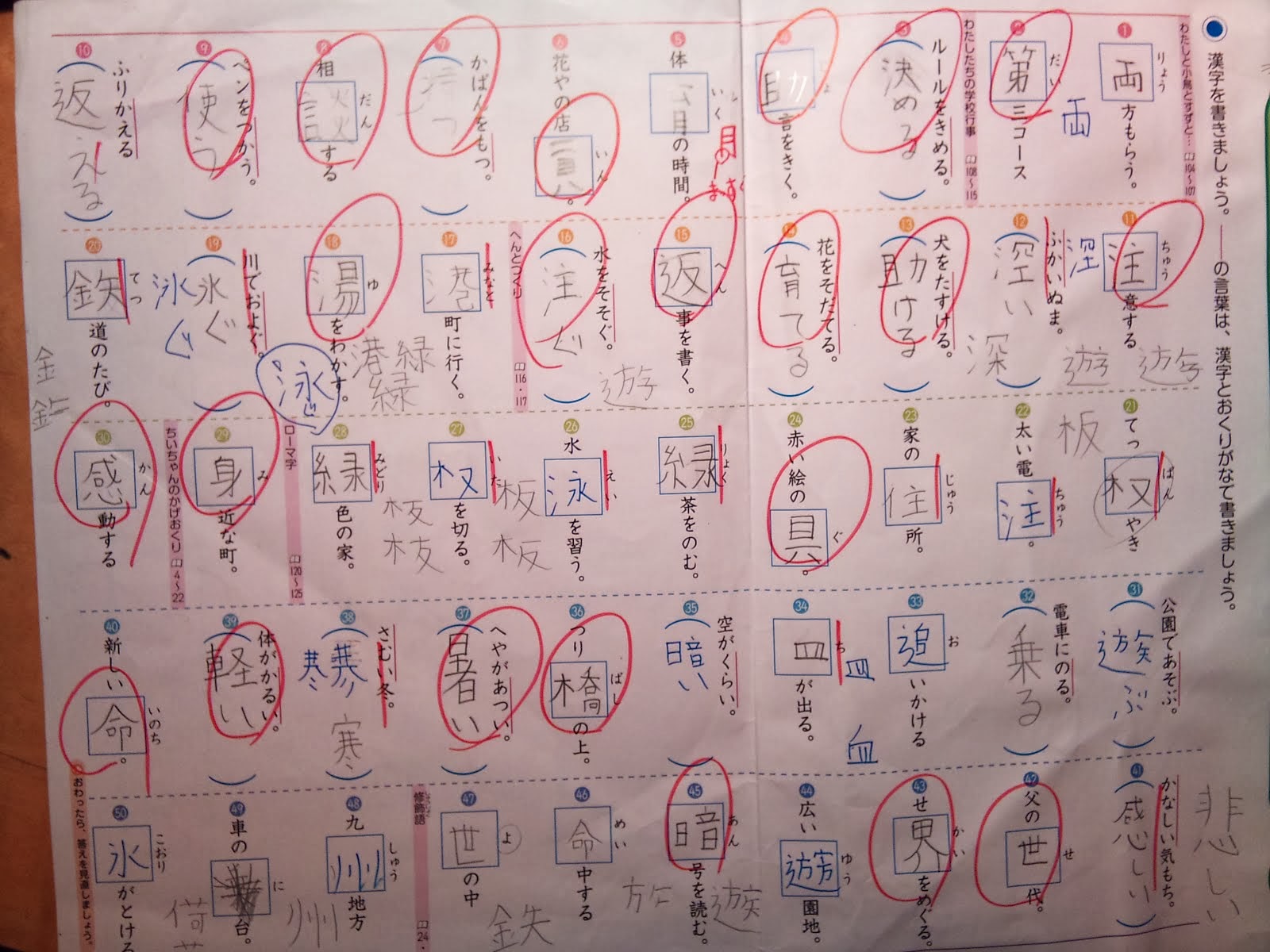 100 5 年生 漢字 テスト ここから印刷してダウンロード