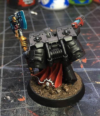 Deathwatch Librarian with Jump Pack WIP back