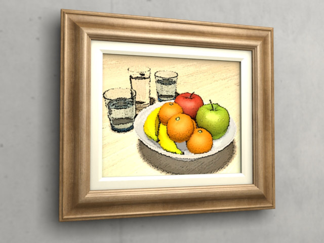 アートフレーム（額縁） - art frame 3D objects