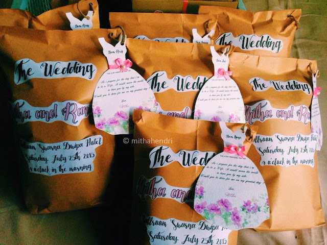 I Made My Own Bridesmaid Cards Pengagum Pencipta Langit