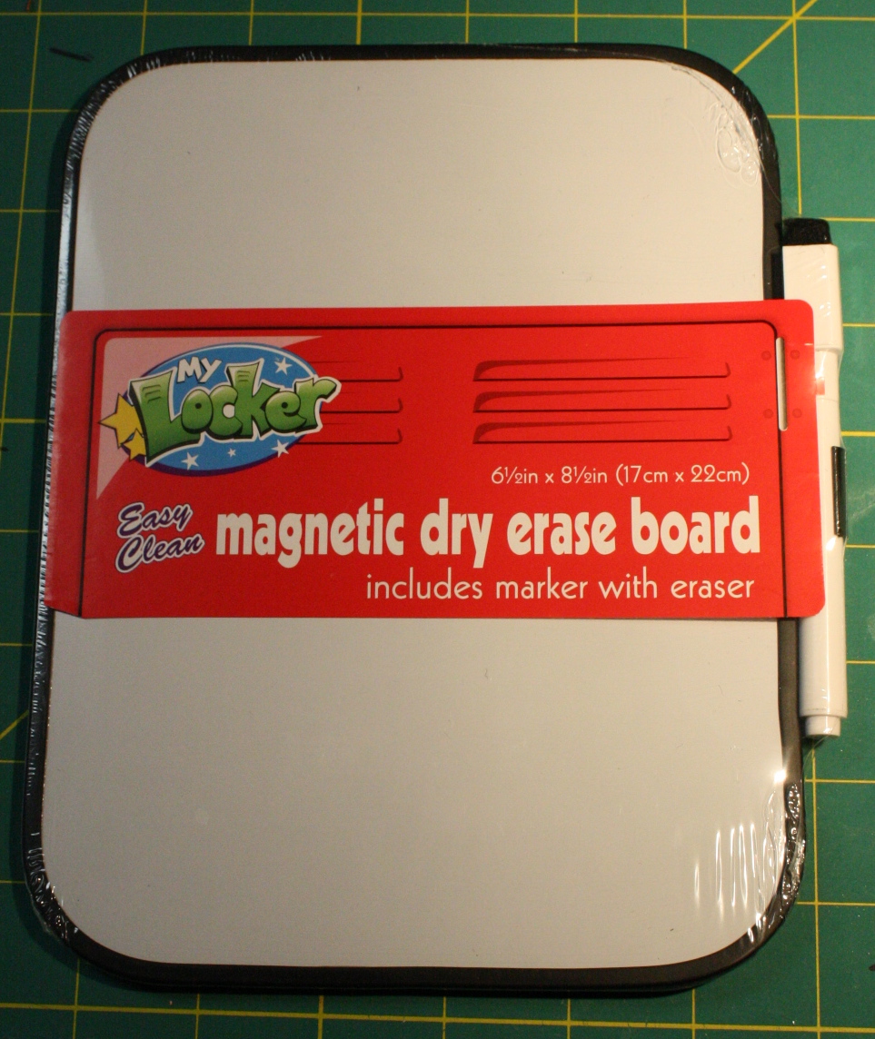 Dollar Store Dry Erase Board Makeover