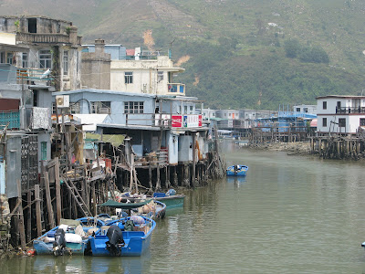 Fishermen houses on the Lantau Island