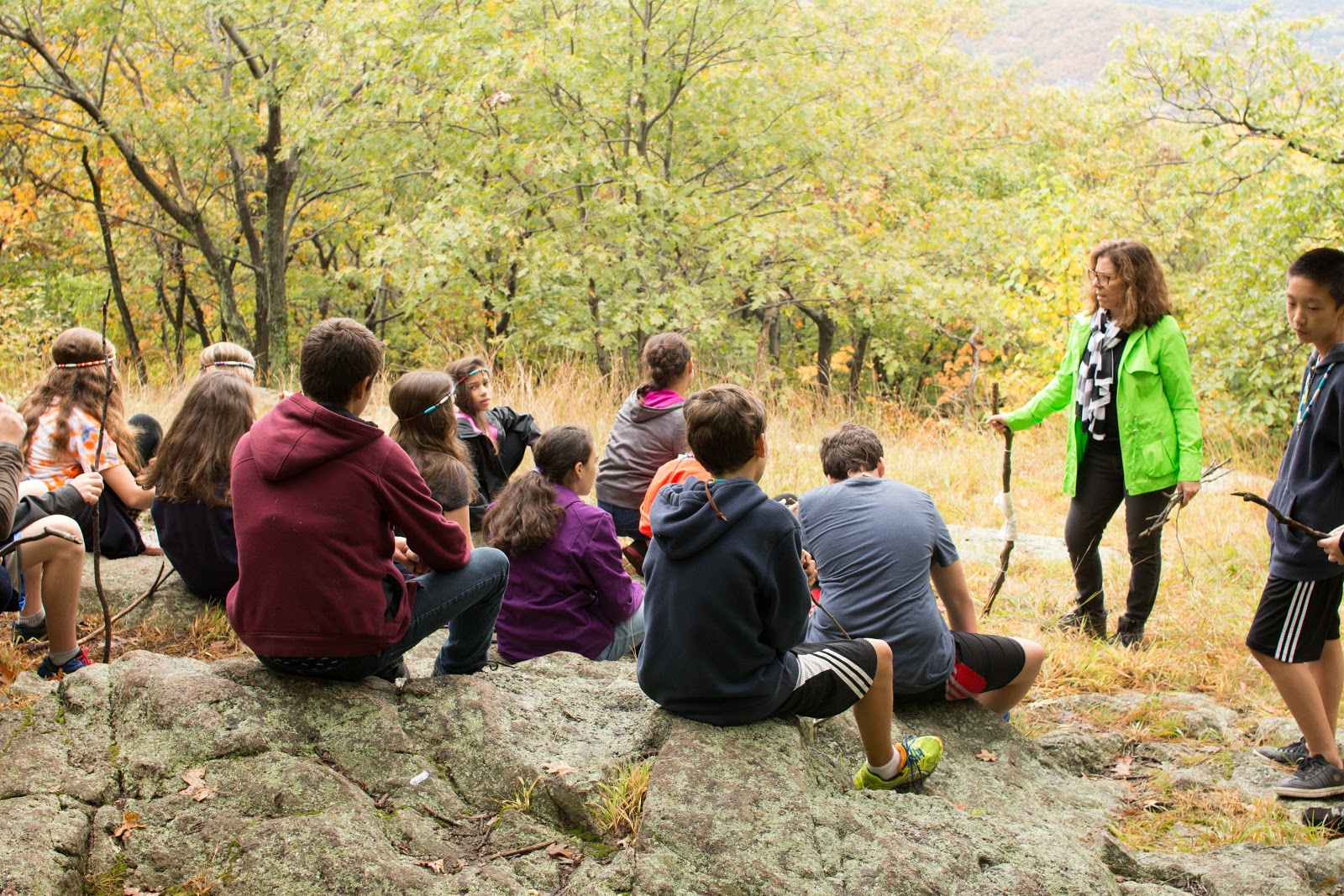 Fishkill 2014 Sharpe Reservation Camp Mariah North West Hike with Ms. Young