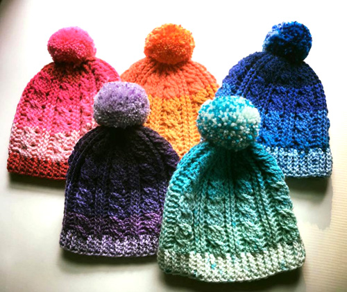 Crochet Hat Caron Cakes Crochet Hat Caron Cakes