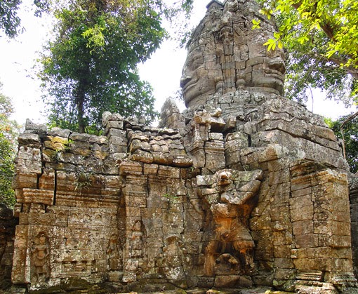 Cambodian Stone Temple at Angkor