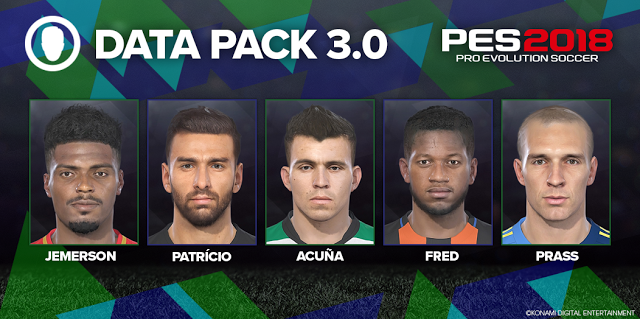 PES 2018 Data Pack 3.0 + Patch 1.04 FIX