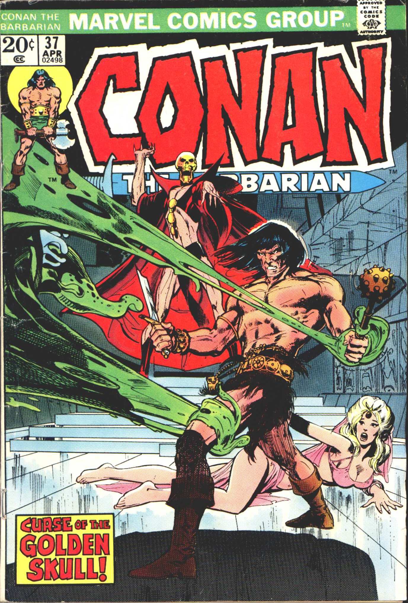 Read online Conan the Barbarian (1970) comic -  Issue #37 - 1