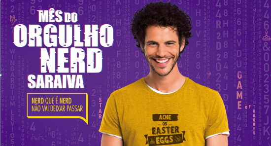 Saraiva comemora mês do Orgulho Nerd e convida público a encontrar Easter Eggs. Saraiva comemora mês do Orgulho Nerd e convida público a encontrar Easter Eggs.