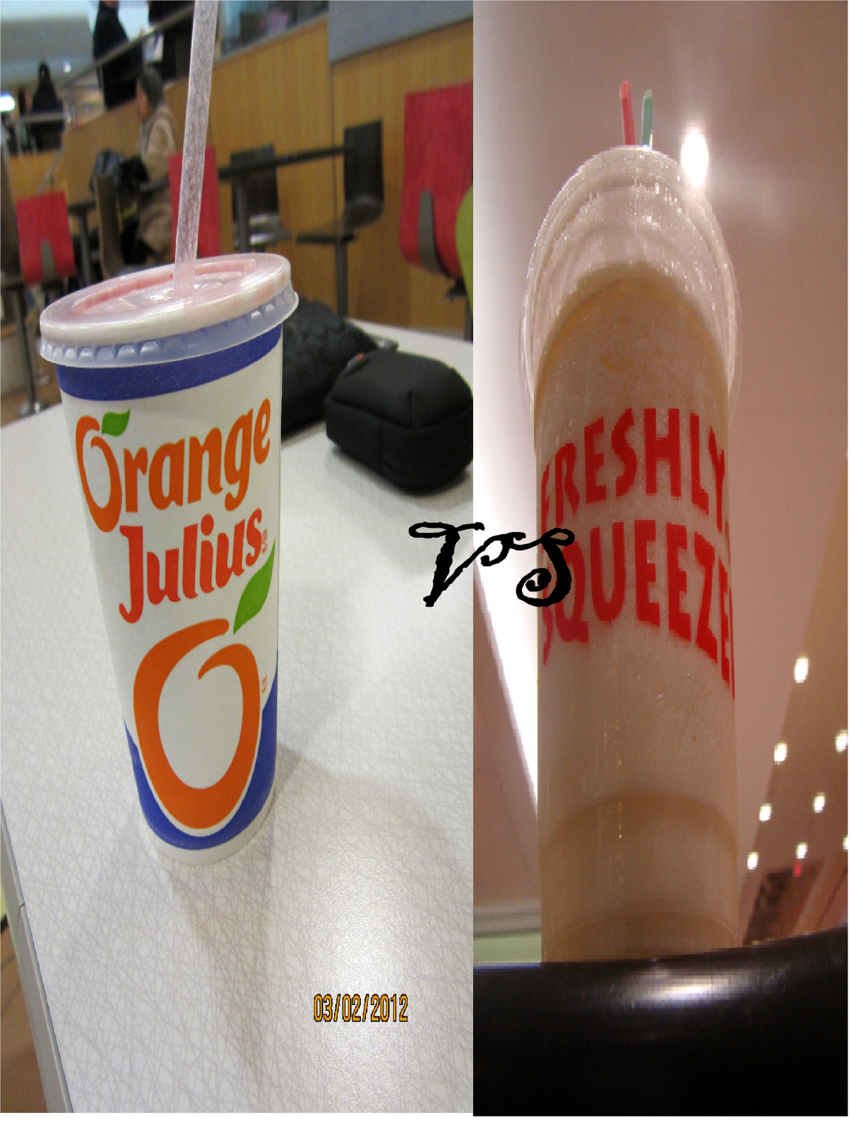 Booster Juice Freshly Squeezed Vs Orange Julius