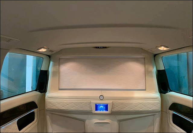 Mercedes V-Class độ nội thất da bò Ý và vách ngăn ông chủ như Rolls-Royce Phantom