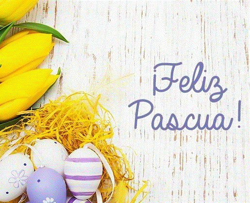 Felices Pascuas Frases Saludos Tarjeta gif animada