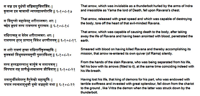 ramayana ravana death