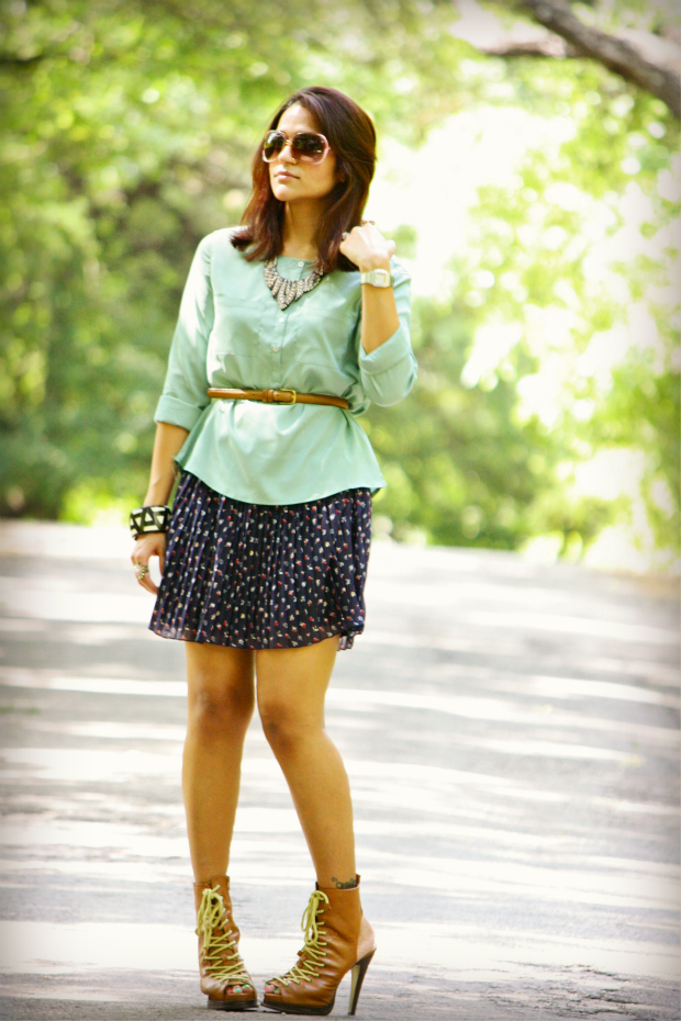 Five Ways to Wear: Tan Booties | Tanvii.com - Indian Fashion, Lifestyle and Travel Blog