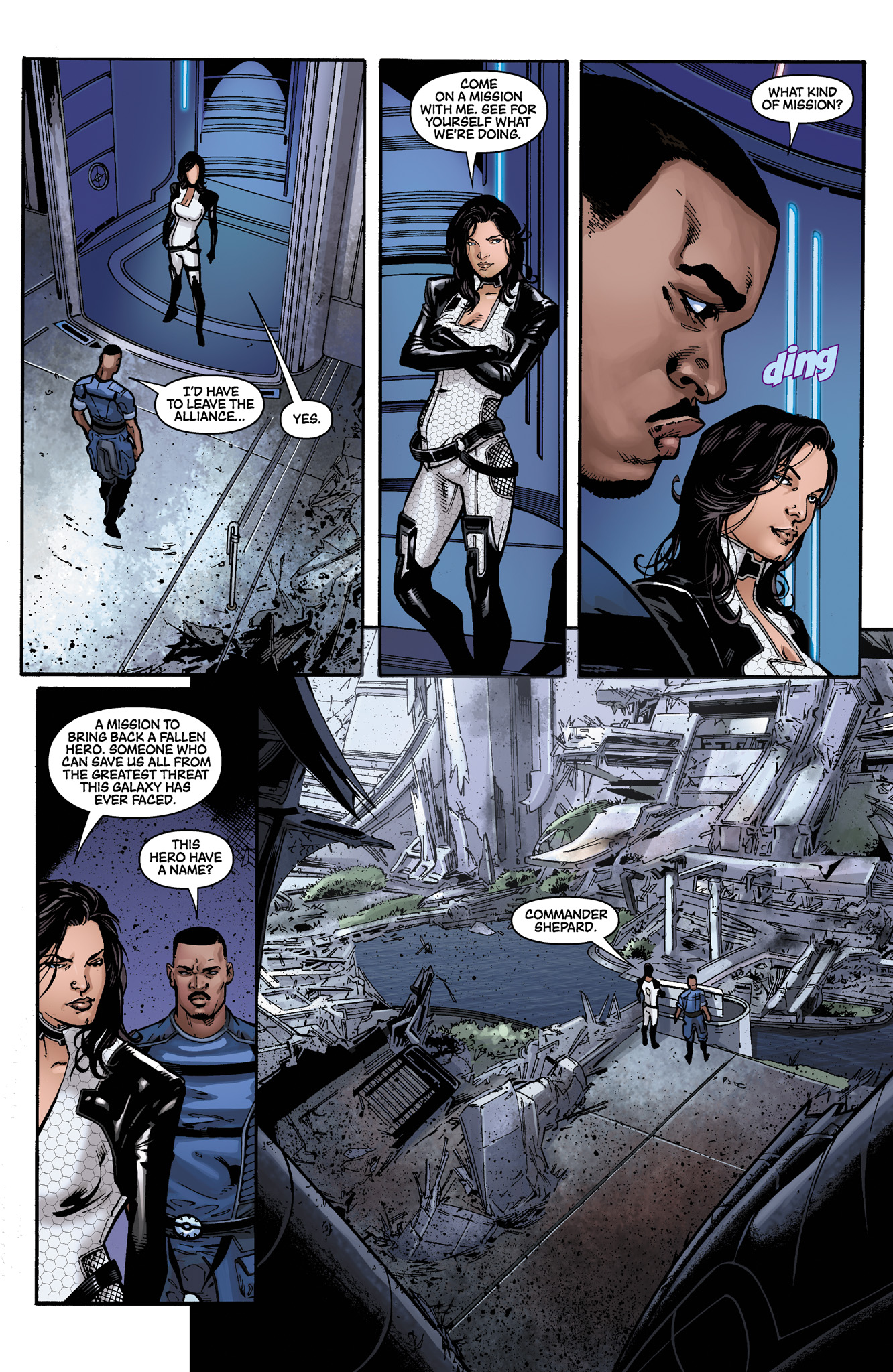 Read online Mass Effect: Foundation comic -  Issue #5 - 9