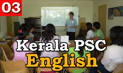 Kerala PSC - Model Questions English - 03