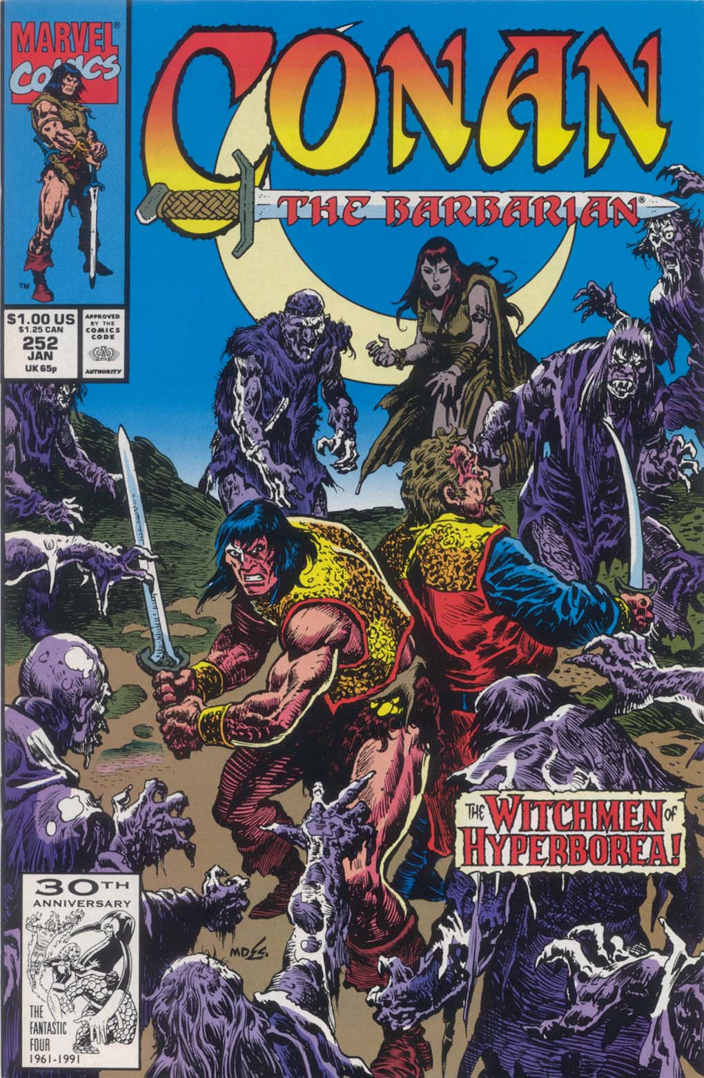 Read online Conan the Barbarian (1970) comic -  Issue #252 - 1