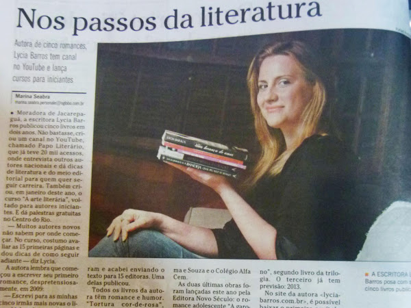 Lycia Barros é destaque no jornal O Globo do RJ