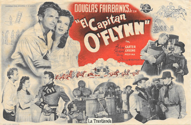 Programa de Cine - El Capitán O'Flynn - Douglas Fairbanks Jr. - Helena Carter