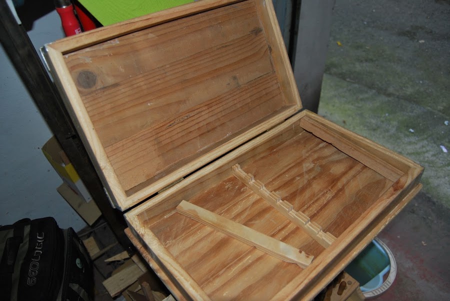 Como hacer una caja de madera reciclada.