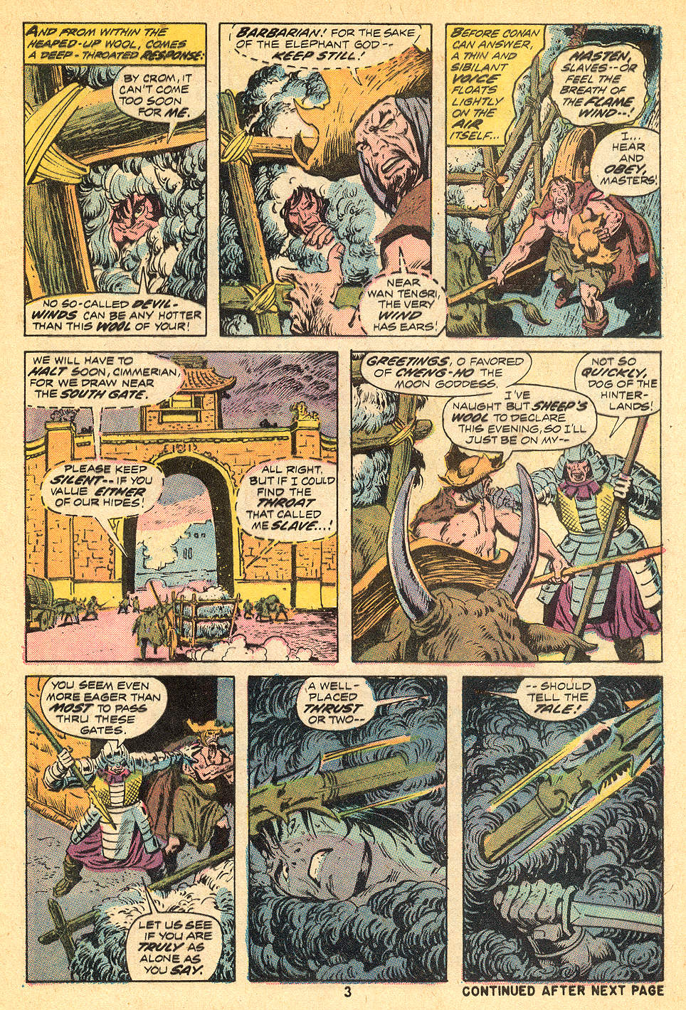 Read online Conan the Barbarian (1970) comic -  Issue #32 - 4