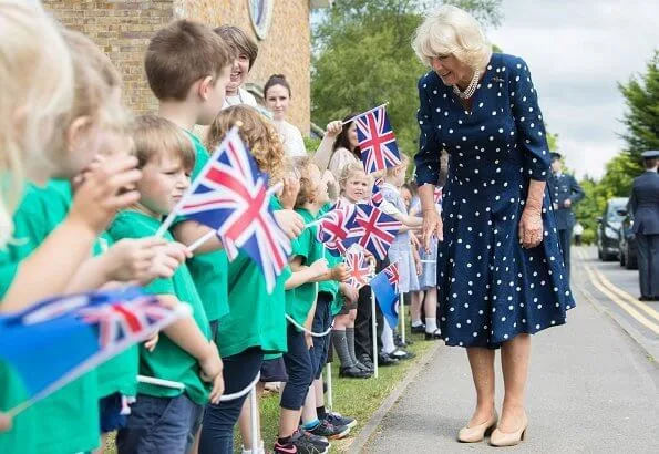 The Duchess visited RAF Halton in Aylesbury and whilst there, officially opened the new youth activities centre