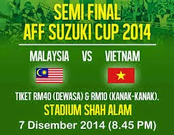 Piala AFF Suzuki 2014: Malaysia vs Vietnam
