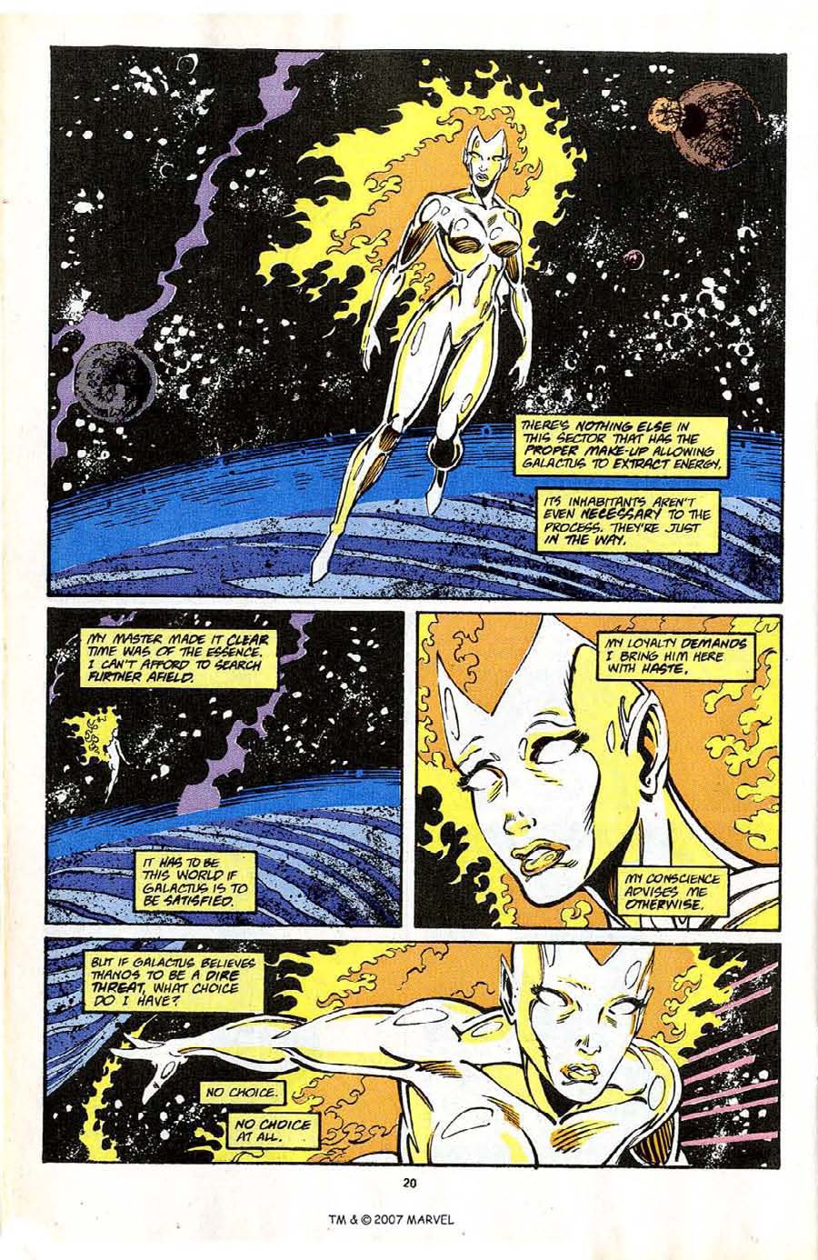 Read online Silver Surfer (1987) comic -  Issue #51 - 22