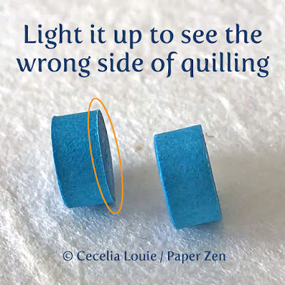 How to find the Right and Wrong Sides of Quilling Paper How to find the Right and Wrong Sides of Quilling Paper - Wrong Side