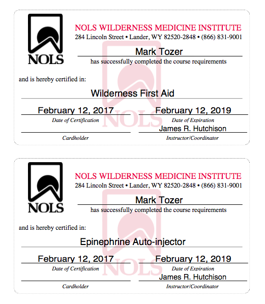 Mark Tozer S Blog Nols Wilderness First Aid