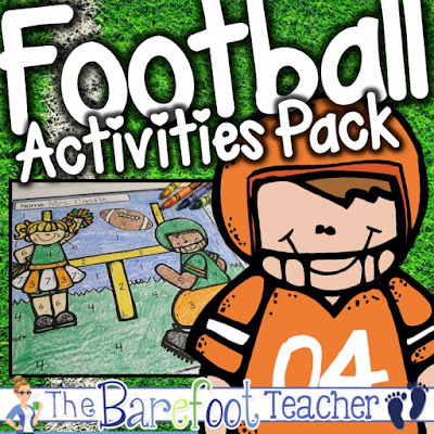 Are you ready for some football? Practice phonics, math, reading, and more with these fun football activities for kids. A free printable is included! It's a perfect pack for the other football ideas, crafts, and games you have planned for your Preschool, Kindergarten, or First grade students! #superbowl #football #activities #activitiesforkids #phonics #math #sports #freeprintable
