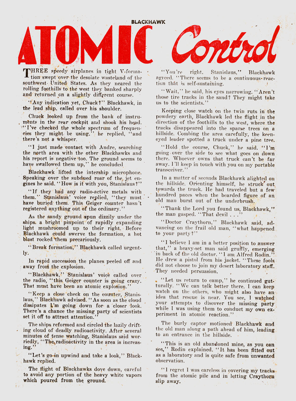 Read online Blackhawk (1957) comic -  Issue #24 - 23