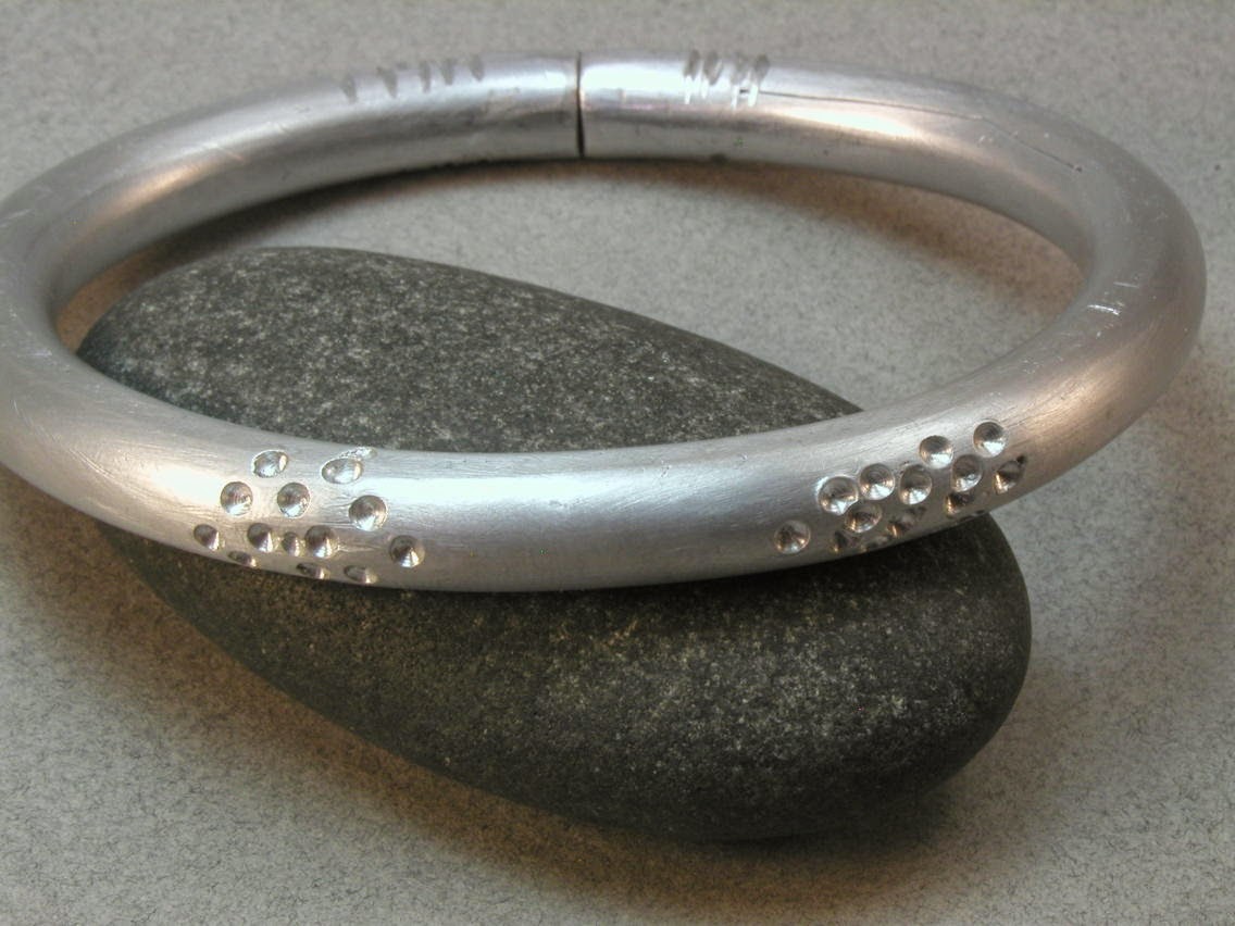 Knots and fiber bracelets tribal style aluminum bracelet 3517