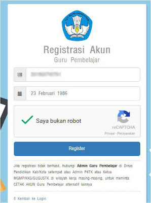 Daftar Guru Pembelajar